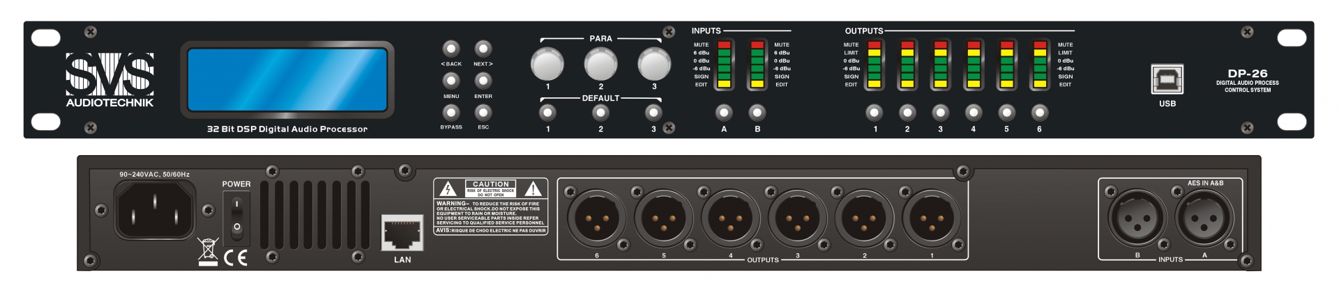 SVS Audiotechnik DP-26 Цифровой процессор: 2 входа 6 выходов в Перми