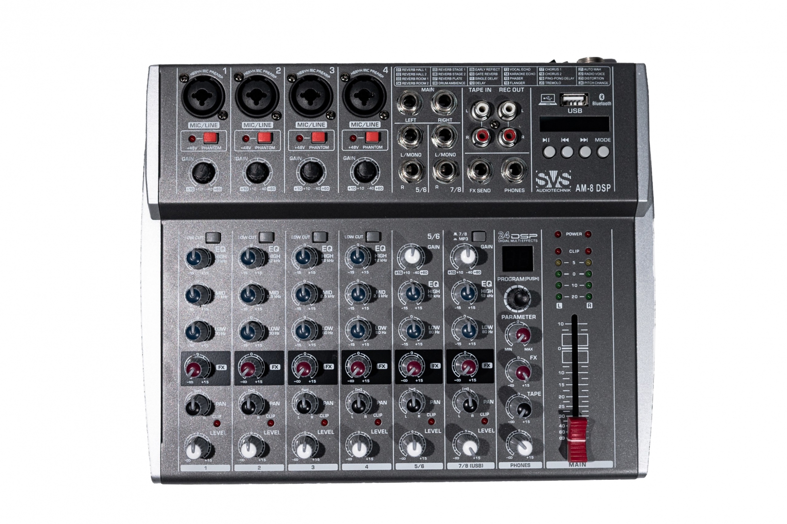SVS Audiotechnik mixers AM-8 DSP Микшерный пульт аналоговый, 8-канальный в Перми